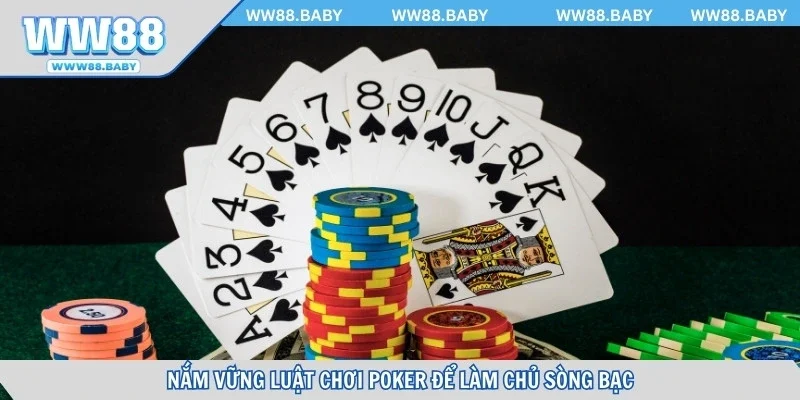 Nắm vững luật chơi Poker để làm chủ sòng bạc
