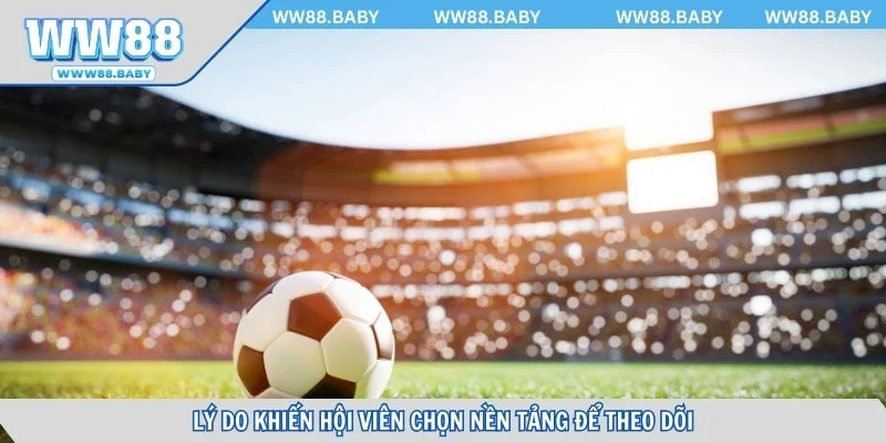 Lý do khiến hội viên chọn nền tảng để theo dõi