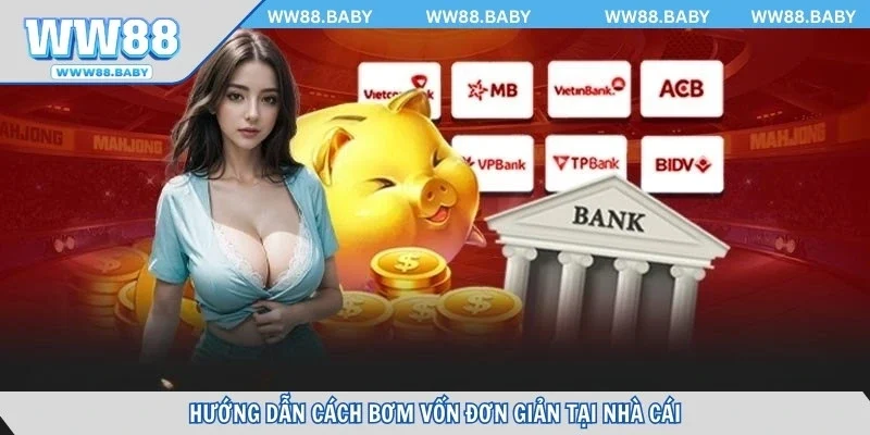 Hướng dẫn cách bơm vốn đơn giản tại nhà cái