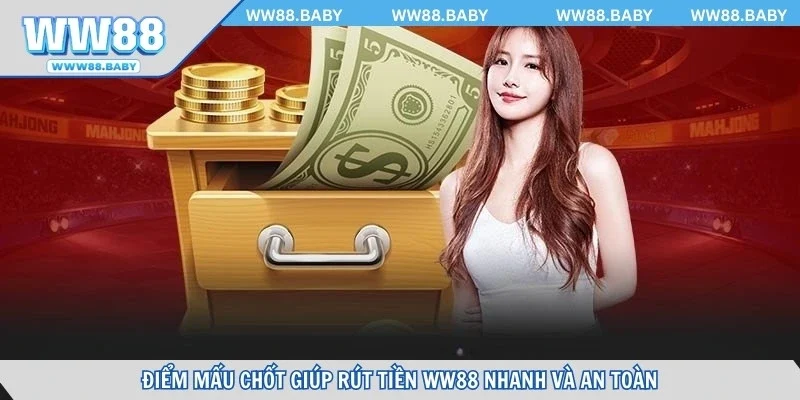 Điểm mấu chốt giúp rút tiền WW88 nhanh và an toàn