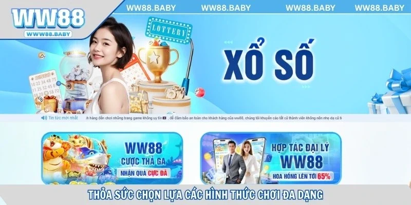 Thỏa sức chọn lựa các hình thức chơi đa dạng