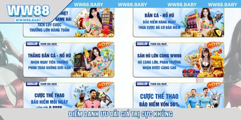 Điểm danh ưu đãi giá trị cực khủng